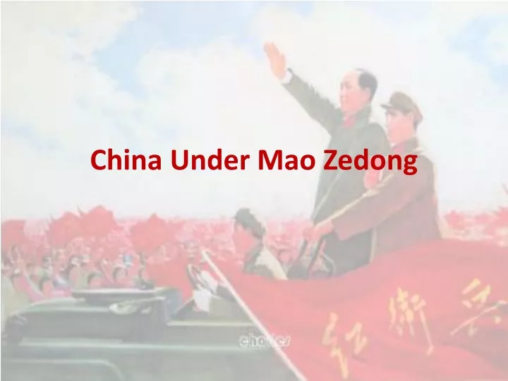 china under mao zedong