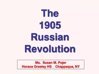 Ms.  Susan M. Pojer Horace Greeley HS    Chappaqua, NY