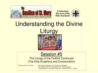 Understanding the Divine Liturgy