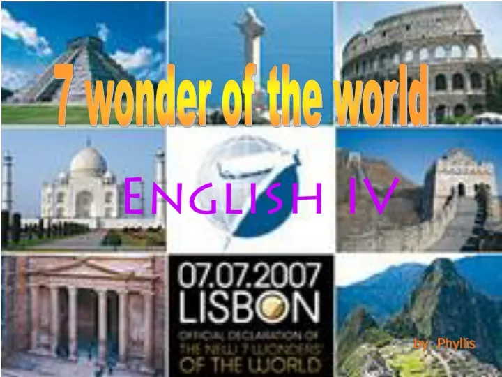 7 wonder of the world