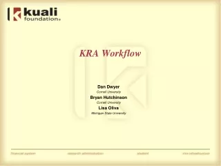 KRA Workflow