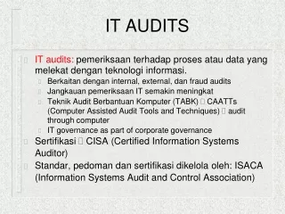 IT AUDITS