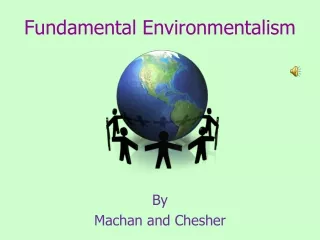 Fundamental Environmentalism