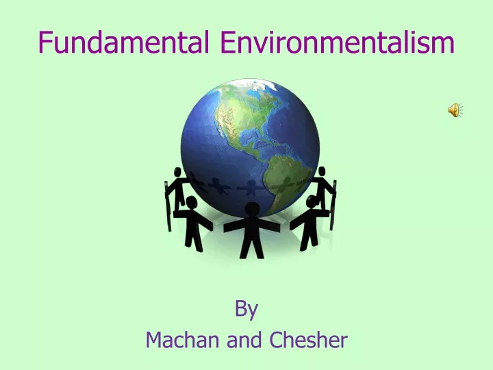 fundamental environmentalism