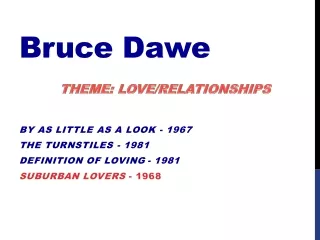 Bruce Dawe