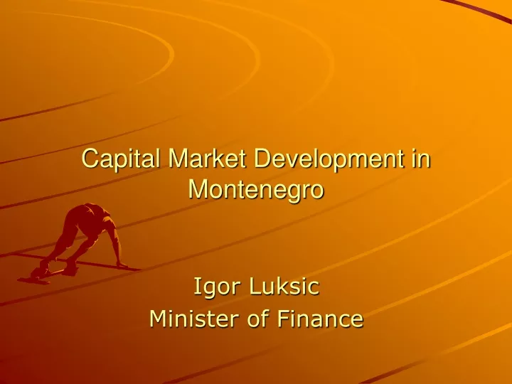 capital market development in montenegro