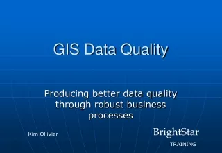 GIS Data Quality