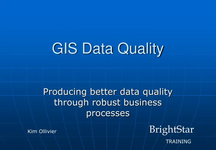 gis data quality