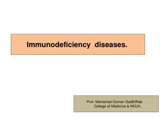 Immunodeficiency  diseases.
