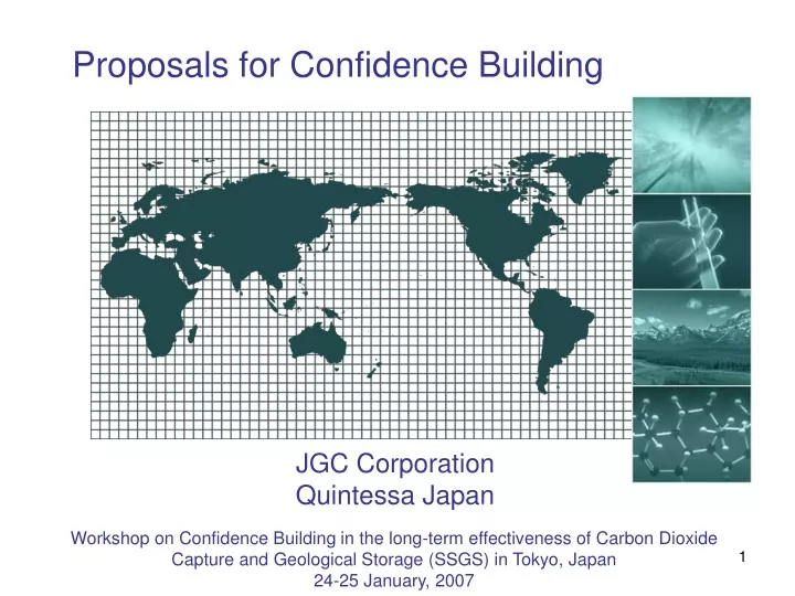 proposals for confidence building