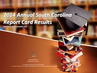 2014 Annual South Carolina  Report Card Results (Education Accountability Act)
