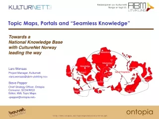 Topic Maps, Portals and “Seamless Knowledge”