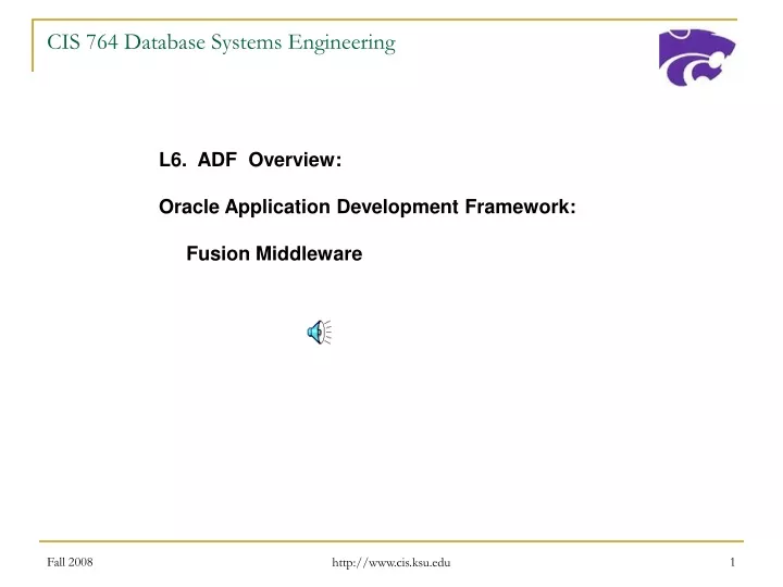 cis 764 database systems engineering