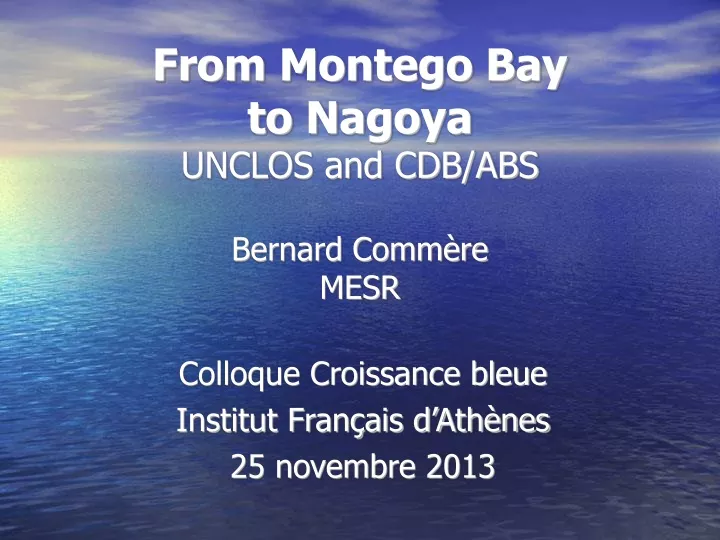 from montego bay to nagoya unclos