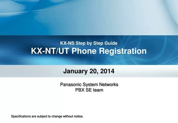 kx ns step by step guide kx nt ut phone