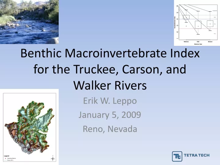 benthic macroinvertebrate index for the truckee carson and walker rivers
