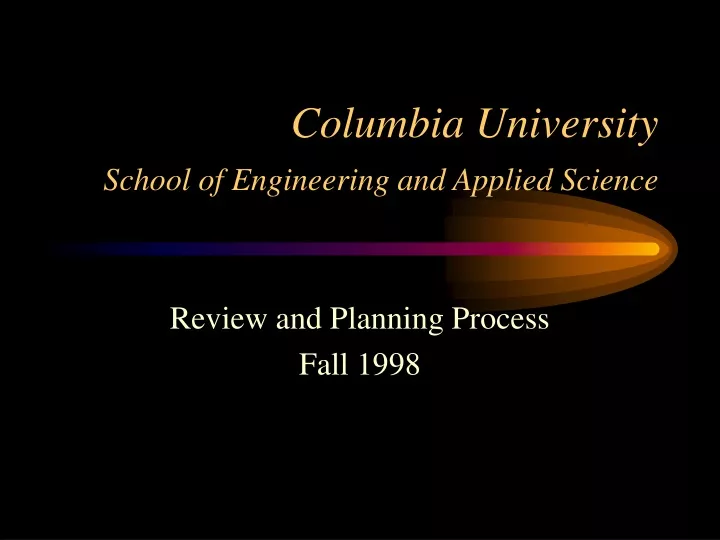 columbia university school of engineering and applied science