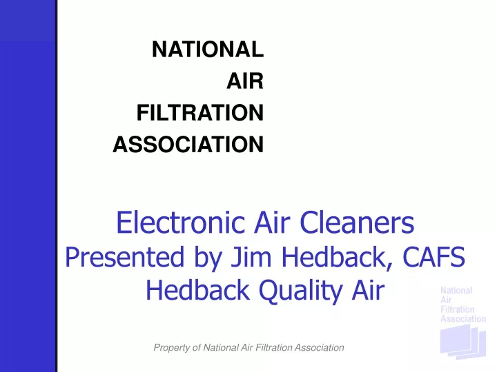 electronic air cleaners presented by jim hedback cafs hedback quality air