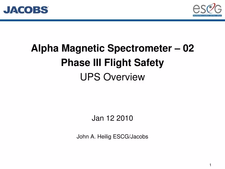 alpha magnetic spectrometer 02 phase iii flight