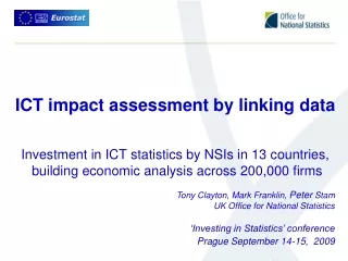 ICT impact assessment by linking data