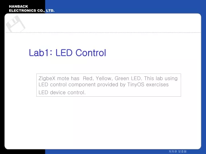 lab1 led control