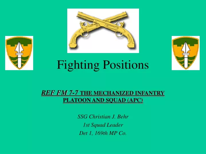 fighting positions