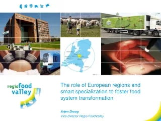 The role of European regions and smart specialization to foster food system transformation