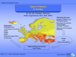 European Regional Consultation in Preparation of the EWC II