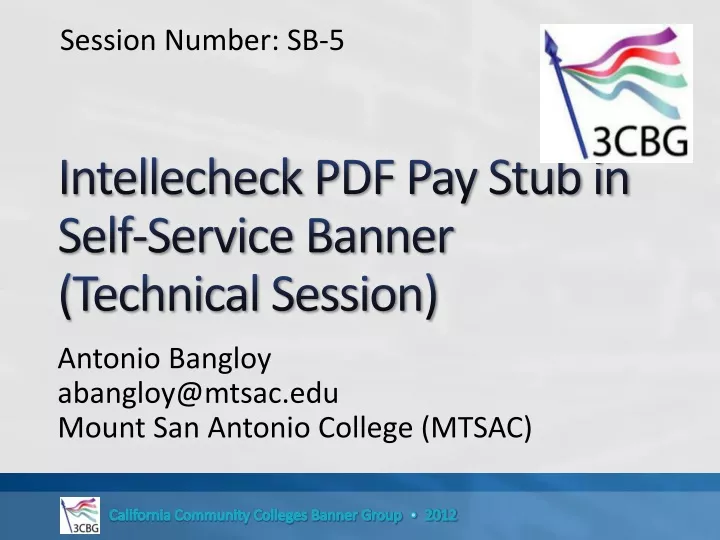 intellecheck pdf pay stub in self service banner technical session