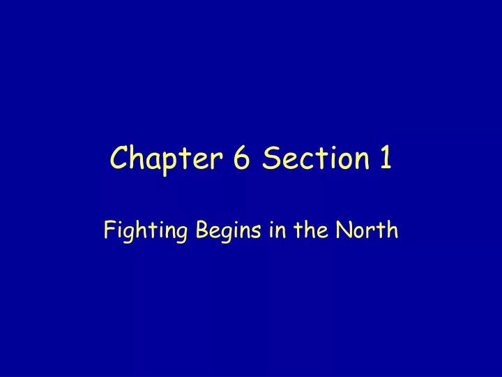 chapter 6 section 1