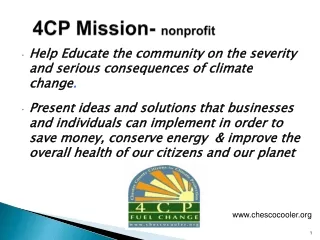 4CP Mission-  nonprofit