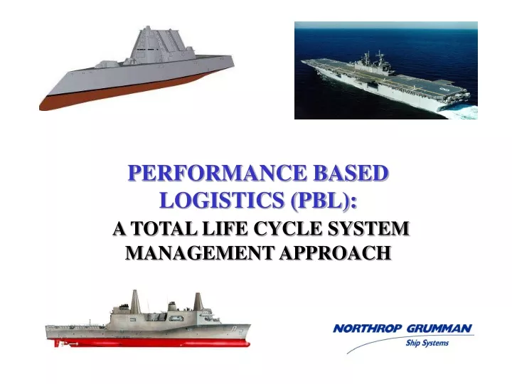 performance based logistics pbl a total life cycle system management approach