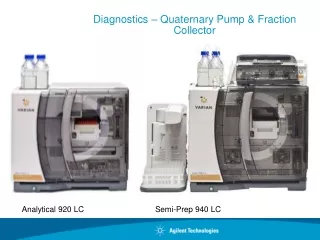 Diagnostics – Quaternary Pump &amp; Fraction Collector