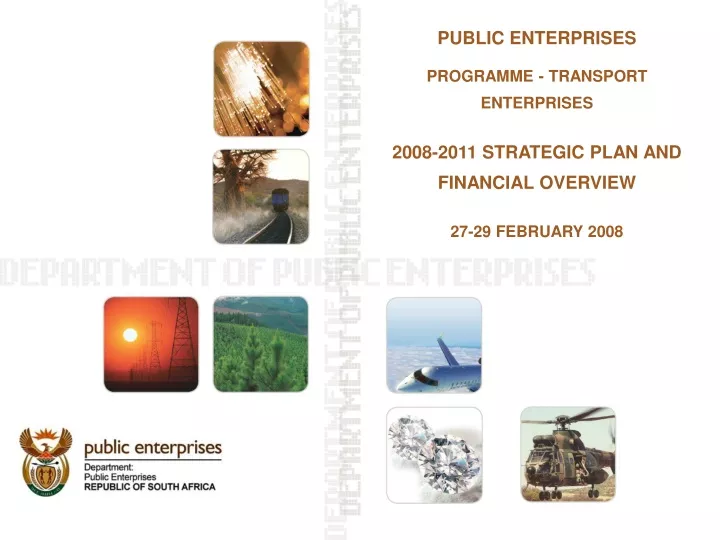public enterprises programme transport