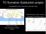 Unveiling Sumatran Subduction: From Paleoseismology to Neotectonics - slide 1