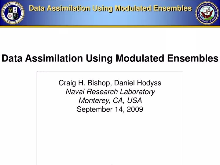 data assimilation using modulated ensembles