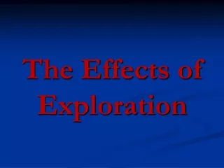The Effects of Exploration