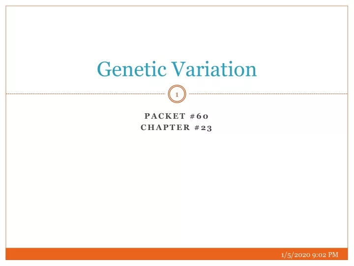 genetic variation