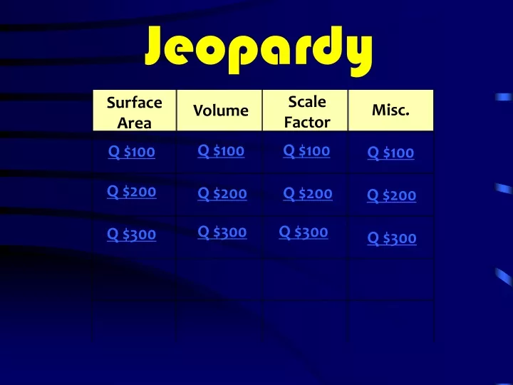 jeopardy