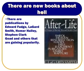 There are new books about hell