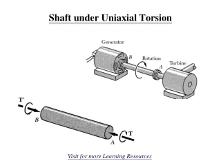 Shaft under Uniaxial Torsion