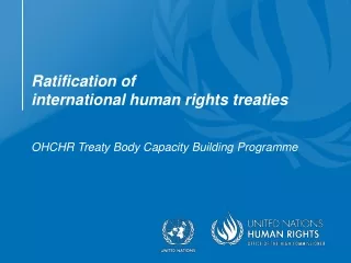 Ratification of  international human rights treaties