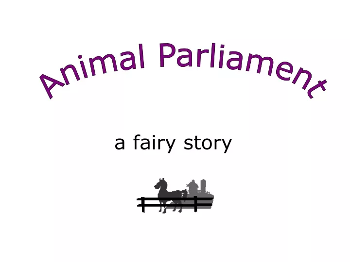 a fairy story