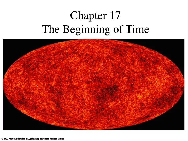 chapter 17 the beginning of time
