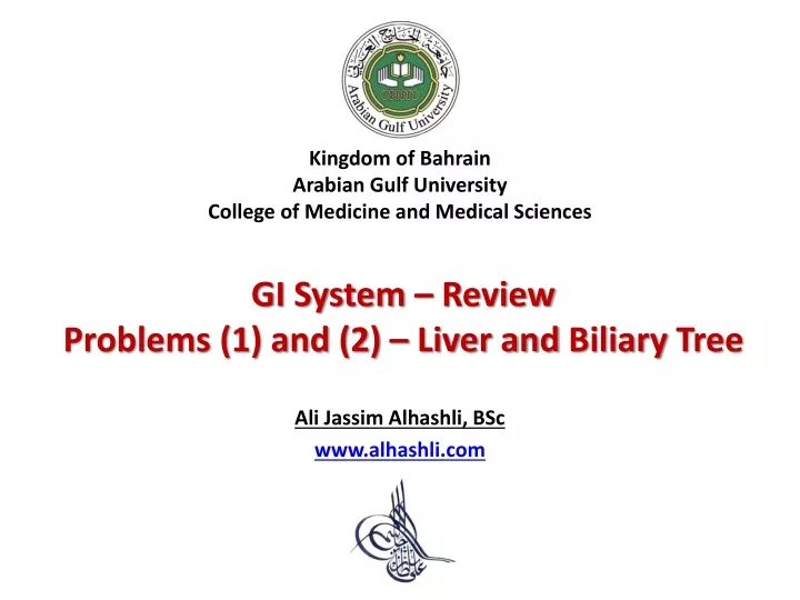 kingdom of bahrain arabian gulf university college of medicine and medical sciences