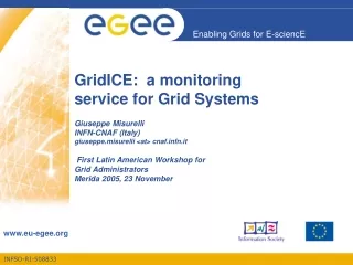 GridICE:  a monitoring service for Grid Systems