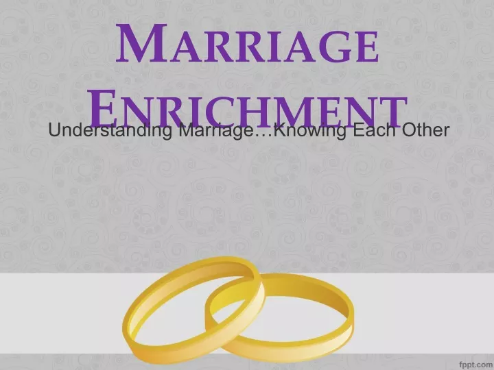 marriage enrichment