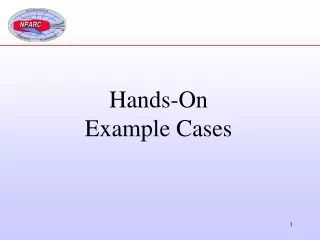 Hands-On Example Cases