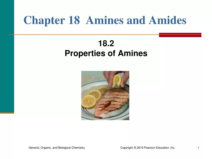 chapter 18 amines and amides