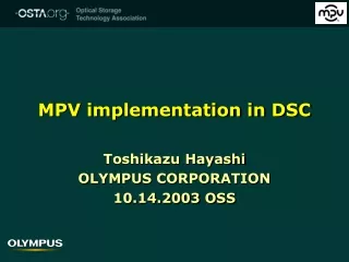 MPV implementation in DSC